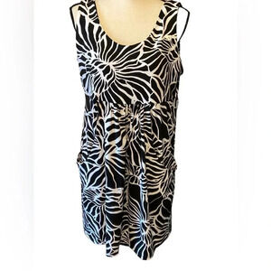 Black and white Serene dress